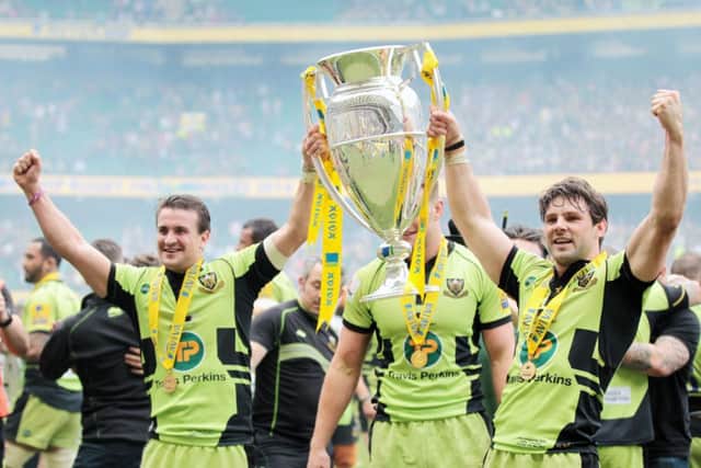 Northampton Saints v Saracens at Twickenham for the Aviva Premiership Rugby Final 2014. NNL-140106-093605009