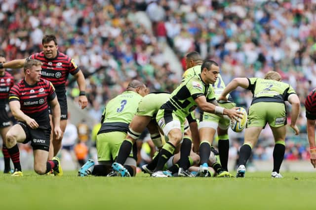 Northampton Saints v Saracens at Twickenham for the Aviva Premiership Rugby Final 2014. NNL-140106-093734009