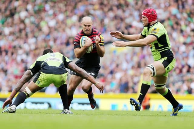 Northampton Saints v Saracens at Twickenham for the Aviva Premiership Rugby Final 2014. NNL-140106-093511005