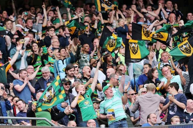 Northampton Saints v Saracens at Twickenham for the Aviva Premiership Rugby Final 2014. NNL-140106-092524009