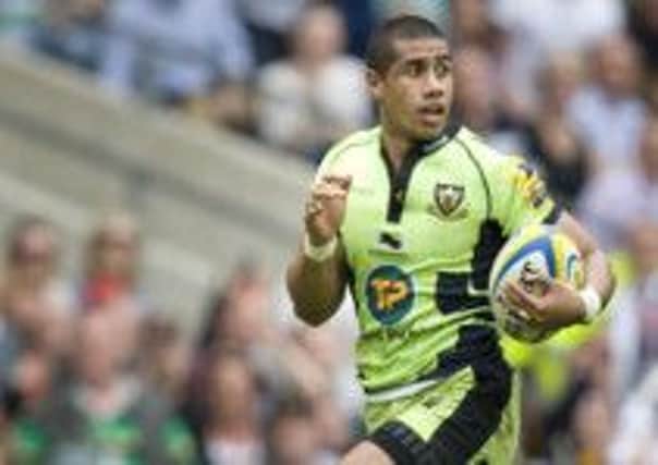 Saints winger Ken Pisi in action during Saturday's win over Saracens (Picture: Linda Dawson)
