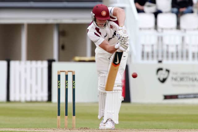 Rob Keogh completed a pair on a grim day for Northants