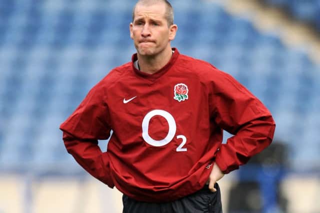 England interim head coach Stuart Lancaster during the captains run at Murrayfield Stadium, Edinburgh. PRESS ASSOCIATION Photo. Picture date: Friday February 3, 2012. See PA story RUGBYU England. Photo credit should read: Lynne Cameron/PA Wire. RESTRICTIONS: Use subject to restrictions. Editorial use only. No commercial use. Call +44 (0)1158 447447 for further information. No book use without prior permission. ENGNNL00220120220115316
