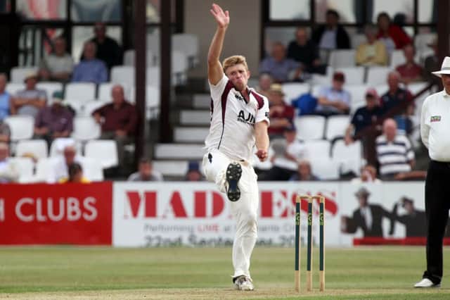 David Willey was the pick of the Northants attack on day one against Somerset