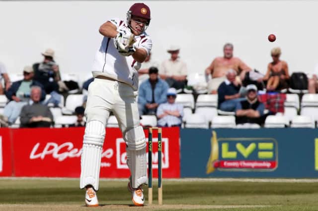 David Willey made a half century in Northants' first innings of 221
