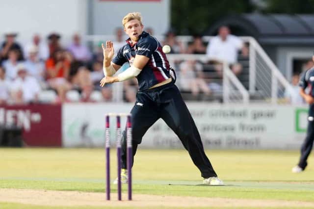 Northants all-rounder David Willey