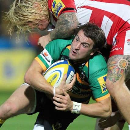Saints V Gloucester. NNL-140609-011953009