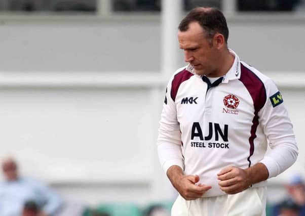 CENTRAL FIGURE - James Middlebrook took five wickets for Northants at Warwickshire (Picture: Sharon Lucey)