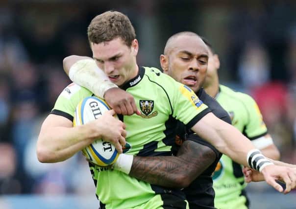 STRUGGLE - George North was disappointed with last weekend's defeat at Wasps (Picture: Kirsty Edmonds)