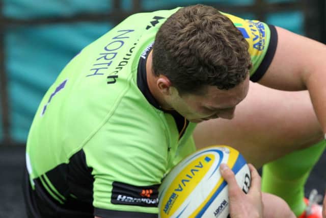 Newcastle Falcons V Saints. NNL-140921-162308009