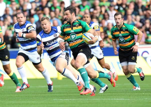 Ben Foden on the charge against Bath last weekend (picture: Sharon Lucey)