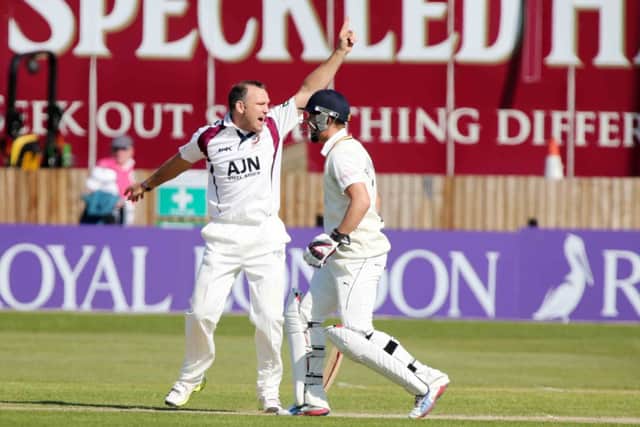 Northants CC v Durham, County Groung, Wantage Road, Northampton.
James Middlebrook. NNL-140415-165008005