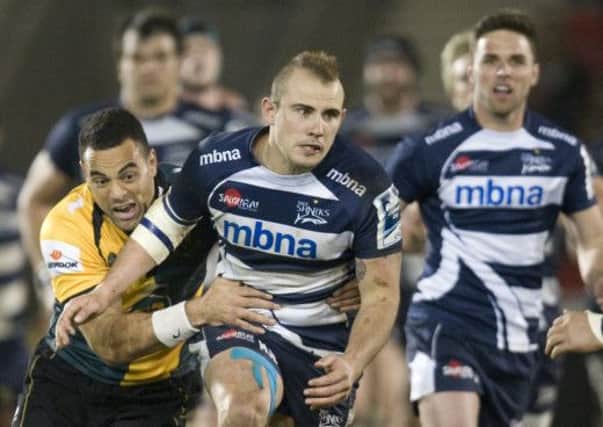 SHARK FIGHT - Saints will take on Sale at Franklin's Gardens this weekend (Picture: Linda Dawson)