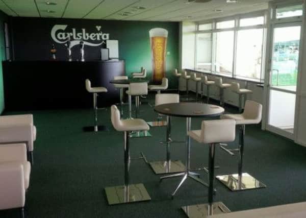 The new Tetley's Carlsberg Suite at Franklin's Gardens