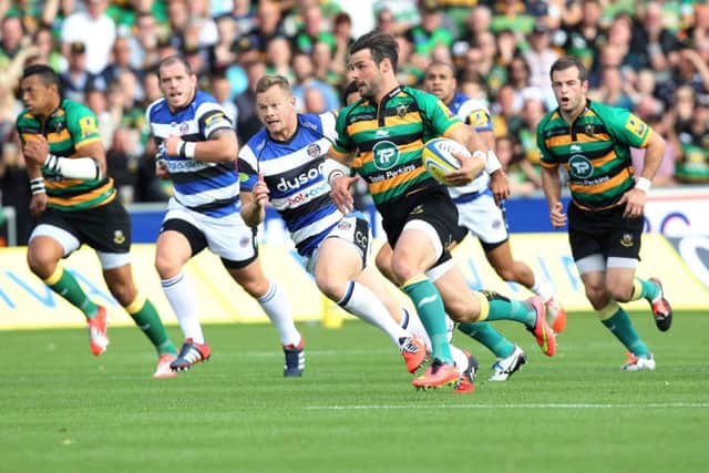 Saints V Bath.
Ben Foden. NNL-140928-011313009