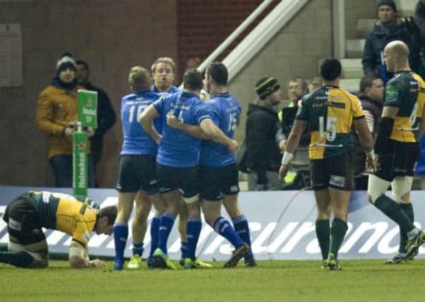 TOUGH TO TAKE - Leinster were big winners at Franklin's Gardens last December (Picture: Linda Dawson)
