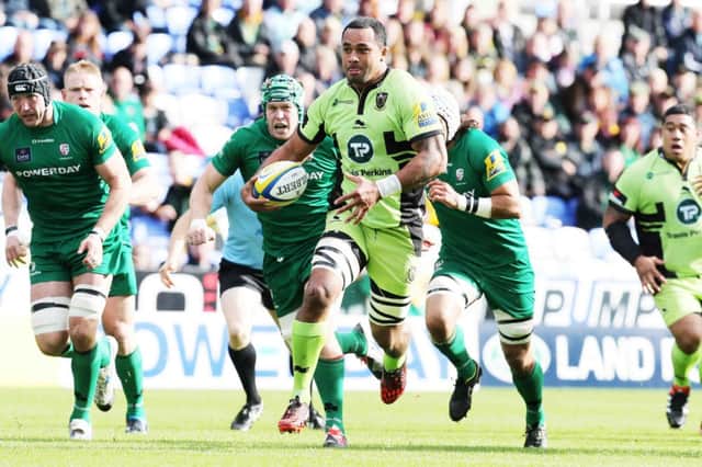 STAR MAN - Saints enforcer Samu Manoa has been linked with a lucrative move to Toulon (Picture: Kirsty Edmonds)
