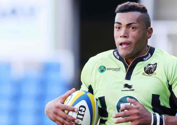 KEEPING HIS COOL - Saints and England centre Luther Burrell