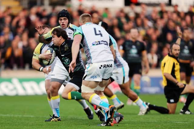 Northampton Saints v Ospreys. NNL-141025-194926009