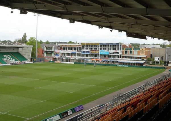 PLAYING HOST - this season's LV= Cup final will be played at Franklin's Gardens