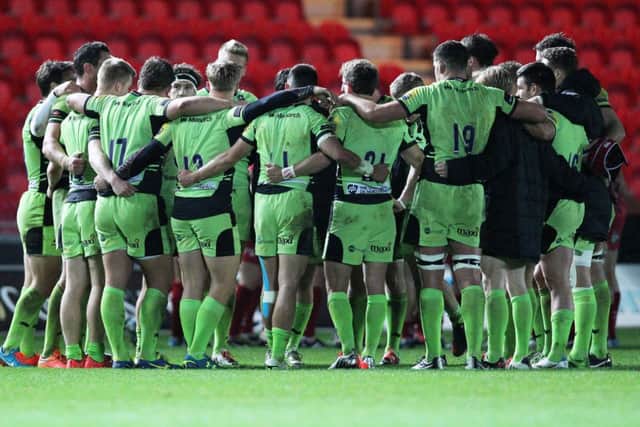 LV=Cup
Llanelli Scarlets V Saints.
Saints after the final whistle. NNL-140811-020226009