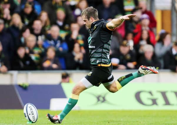 Stephen Myler will start for Saints against Exeter Chiefs after recovering from a hamstring strain (picture: Kirsty Edmonds)