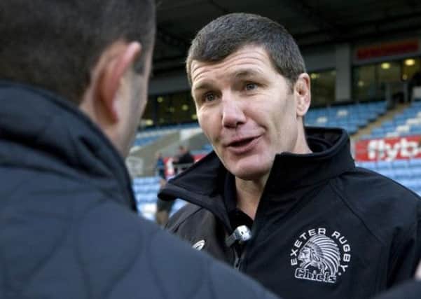 HAPPY MAN - Exeter boss Rob Baxter (picture: Fatima Mirzai)