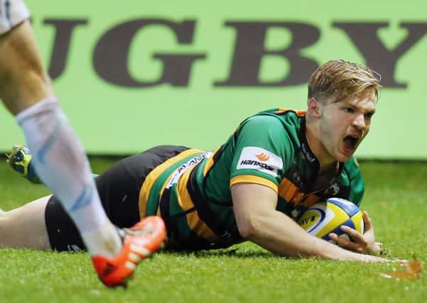 BRIGHT SPARK - Tom Stephenson was Saints' best player against Exeter (pictures: Kirsty Edmonds)