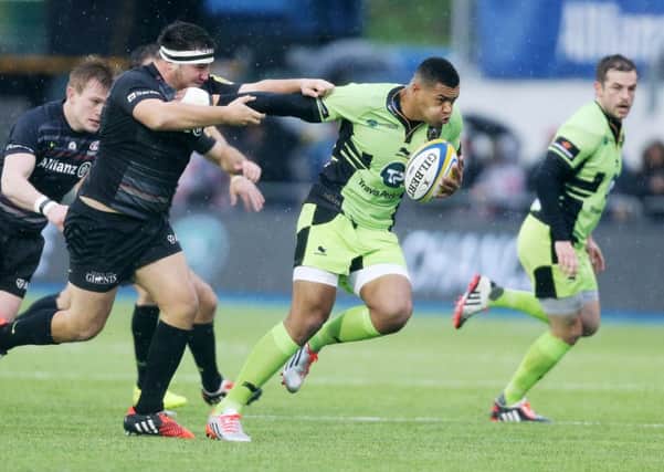ENGLAND'S LOSS - Luther Burrell was released by Stuart Lancaster, but shone for Saints at Saracens (picture: Kirsty Edmonds)