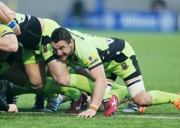 IMPRESSIVE PERFORMANCE - Phil Dowson in action during Saints' win at Saracens (Picture: Kirsty Edmonds)