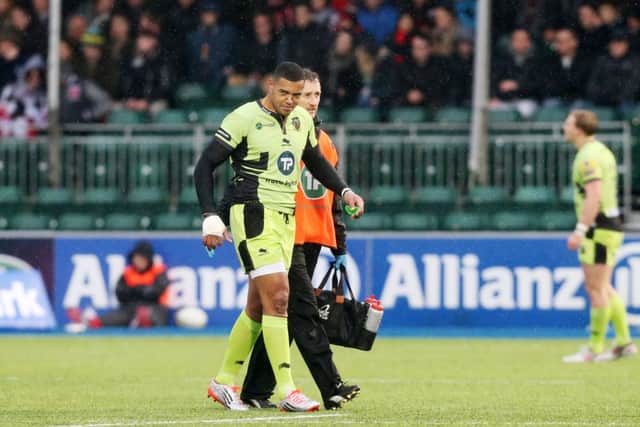 Saracens v Northampton Saints.
Luther Burrell. NNL-141124-101730009