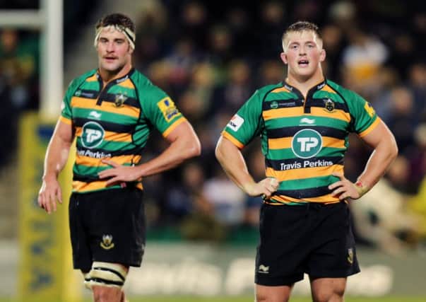 MISSING OUT - Calum Clark and Alex Waller have been unable to break into England's matchday squads this autumn (pictures: Kirsty Edmonds)