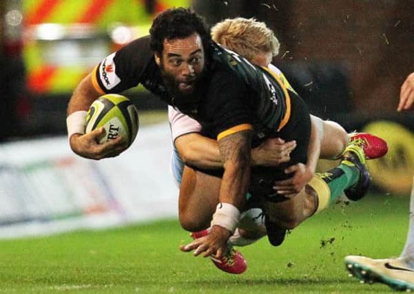 HE'S BACK - Kahn Fotuali'i is in the Saints squad to face London Welsh (picture: Sharon Lucey)