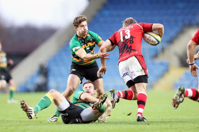 London Welsh v Northampton Saints. NNL-141130-165641009