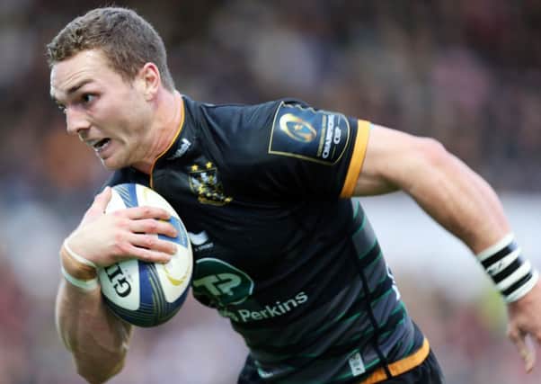 PLAYING RETURN - Saints winger George North is fit to face Treviso on Saturday