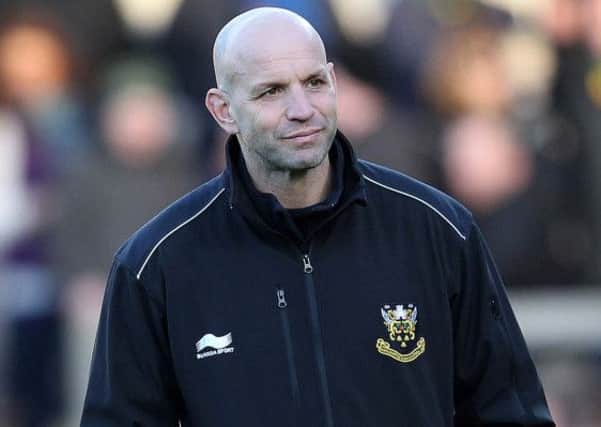 POSITION OF STRENGTH - Saints director of rugby Jim Mallinder will be hoping his team can repeat their play-off semi-final win over Leicester Tigers