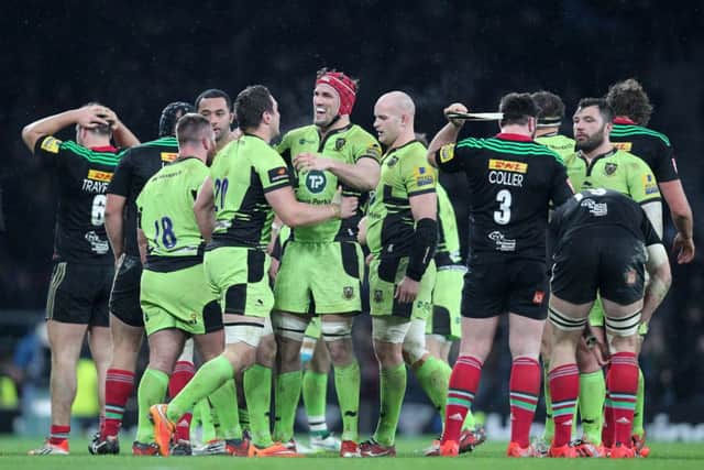 Saints V Harlequins. NNL-141227-185001009