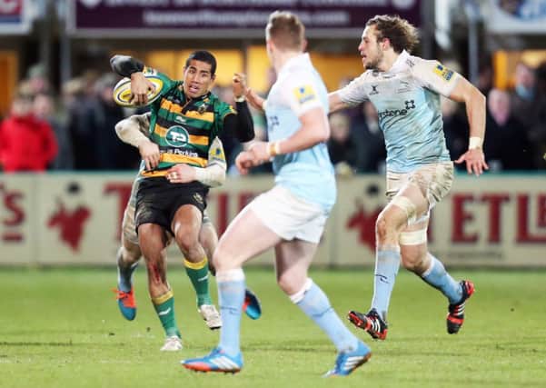 TOO HOT TO HANDLE - Ken Pisi kept Newcastle Falcons on their toes (pictures: Kirsty Edmonds)
