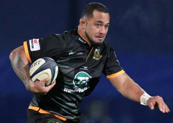 WELCOME RETURN - Samu Manoa is back in the Saints starting line-up for the match at Ospreys