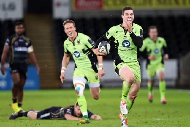 Ospreys v Northampton Saints at the Liberty Stadium, Swansea. European Champions Cup. NNL-150118-202445009