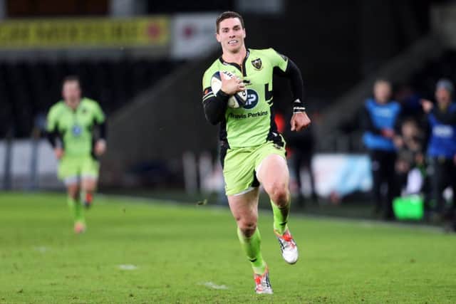Ospreys v Northampton Saints at the Liberty Stadium, Swansea. European Champions Cup. NNL-150118-202459009
