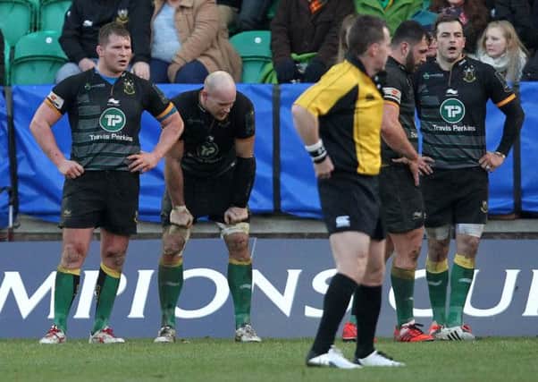 DISAPPOINTING DAY - Saints were well beaten by Racing Metro (Picture: Sharon Lucey)