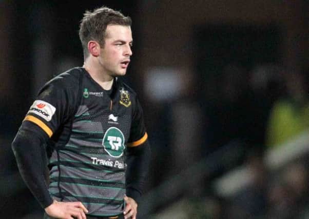 MISSING OUT - Stephen Myler will play no part in England's clash with Wales (picture: Sharon Lucey)
