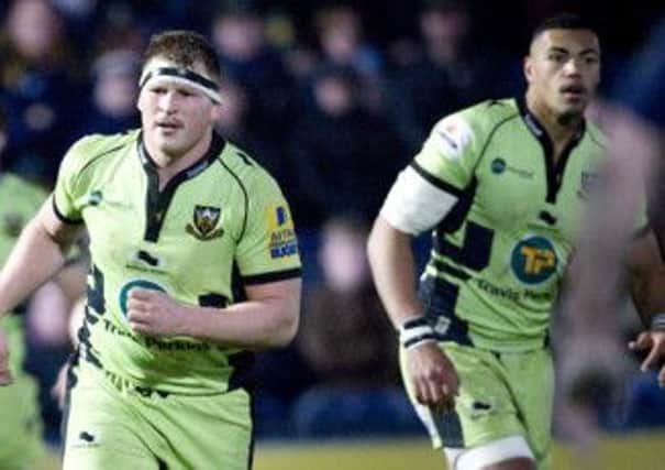 IN FROM THE OFF - Dylan Hartley and Luther Burrell start for England (picture: Linda Dawson)