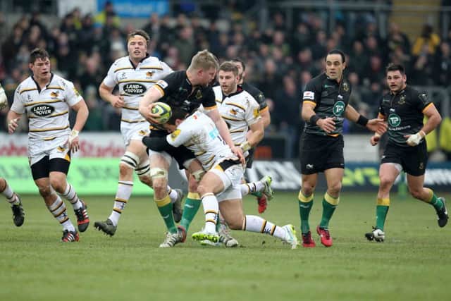 LV=Cup.
Saints V Wasps.
James Craig. NNL-150802-004814009