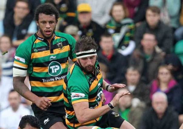 DUBLIN DATE - Courtney Lawes and Tom Wood could be fit in time to face Ireland on March 1 (picture: Sharon Lucey)