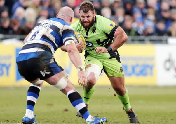 BIG DAY - Gareth Denman made his first Aviva Premiership start for Saints in the win at Bath