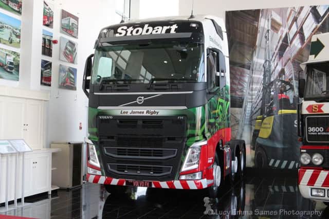 The new 'Lee Rigby' Eddie Stobart truck. Pictures by Lucy Emma Sames Photography NNL-150324-115520001