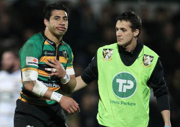 FIT FOR FRENCH TEST - George Pisi has been declared fit for this weekend, despite breaking a finger in last Friday's win over Wasps