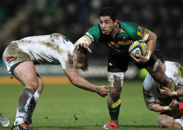 Former Clermont centre George Pisi will make his 100th Saints appearance at Stade Marcel Michelin (picture: Sharon Lucey)
